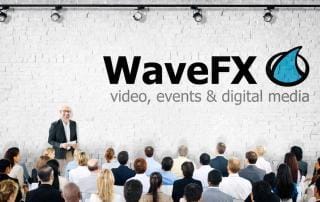 webcast event webcast company WaveFX based in UK streaming to USA webcast company freelance tricaster operator to stream to facebook