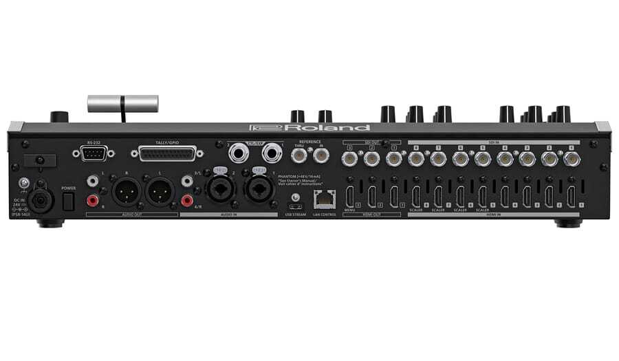 roland video switcher hire Roland V-160HD Streaming Video Switcher hire wavefx event production roland v160 rental wavefx